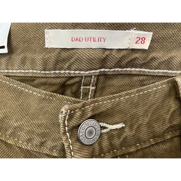 LEVI’S JEANS BAGGY UTILITY ESPRESSO BROWN CARGO SLOUCHY STRAIGHT LEG DENIM - Picture 6 of 13